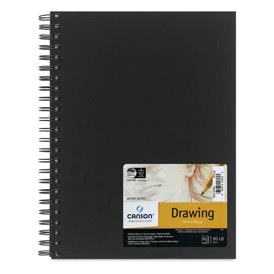 Canson Field Drawing Book - 12" x 9", Wirebound, 60 Sheets {1}