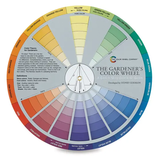 The Gardener&rsquo;s Color Wheel - 9-1/4" Dia {1}