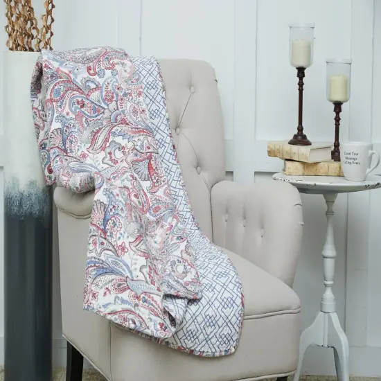Claiborne Accent Throw Blanket with Fringe {2}