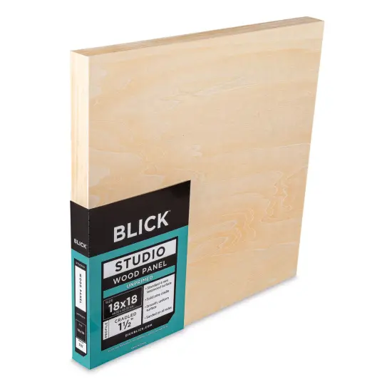 Blick Studio Artists' Wood Panels - Gallery Cradle, 18" x 18", 1-1/2" Cradle {1}