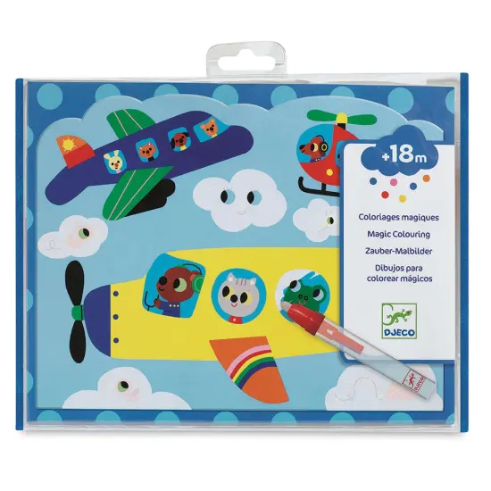 Djeco Petit Gift Paint with Water Kits- Hidden Sky {1}