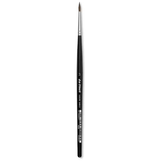 Da Vinci Ussuri Red Sable Series 36 Watercolor Brush - Round, Size 3 {1}