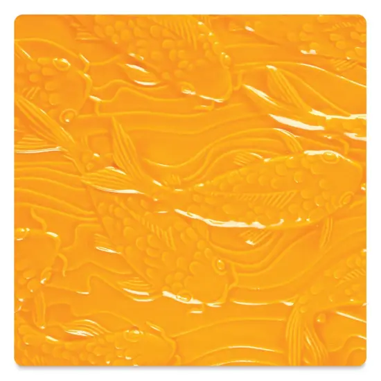 Amaco Liquid Gloss Glaze - Pint, Vivid Orange, Translucent {2}