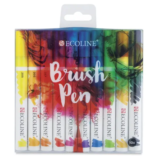 Royal Talens Ecoline Brush Marker Set - Set of 10 {2}