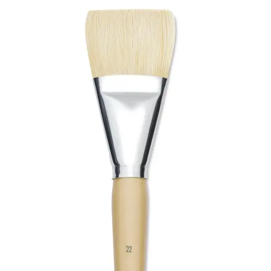 Robert Simmons Signet Bristle Brush - Broad, Long Handle, Size 22 {1}