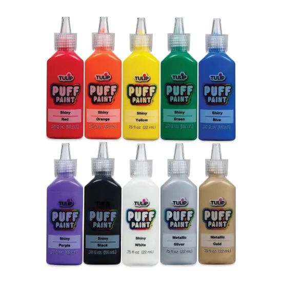 Tulip Dimensional Fabric Paint Set - Puff Paint, Essentials, Set of 10 {1}