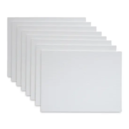 Strathmore 300 Series Cotton Canvas Panel Pack - 9" x 12", Package of 8 {1}
