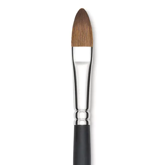 Blick Masterstroke Finest Red Sable Brush - Filbert, Size 12, Long Handle {2}