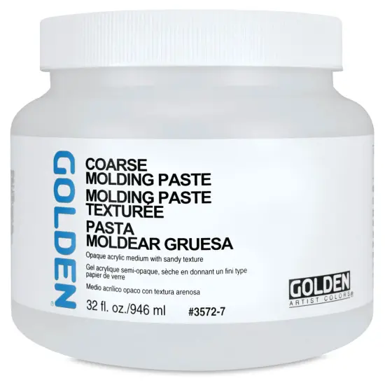 Golden Molding Paste Medium - Coarse, 32 oz jar {2}
