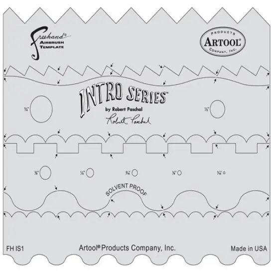 Iwata Artool Freehand Template - Intro Series {1}