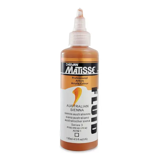 Matisse Fluid Acrylic - Australian Sienna, 135 ml {1}