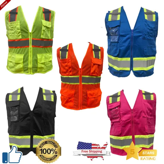 High Visibility Waistcoat Reflective Jacket | RADYAN&reg; {2}
