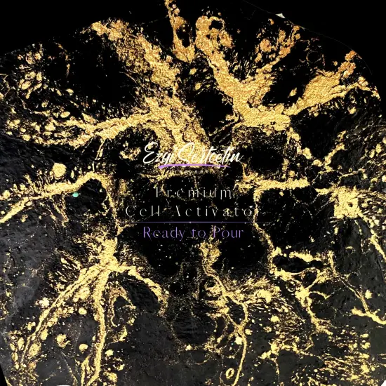 Premium Cell Activator | Ready to Pour | Create Perfect and Unique Cells in your Painting Works | 4oz by Volume | by Ezgi Sertcetin Metallic amethyst&eacute; {2}