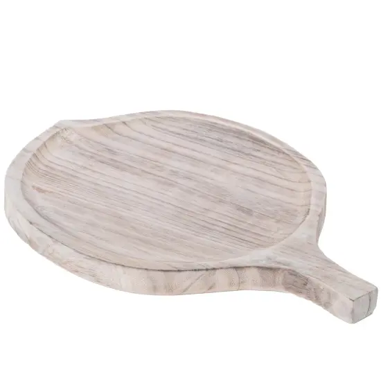 Wooden Leaf Shape Serving Tray Display Platter {3}