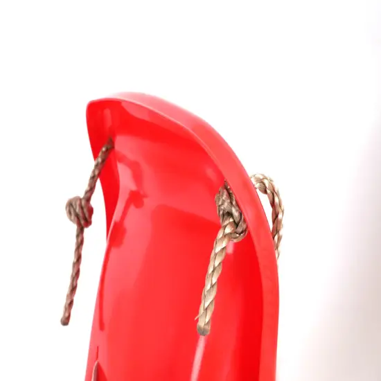 Red Plastic Baby and Toddler Swing Seat with Hanging Ropes {6}