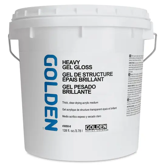 Golden Heavy Acrylic Gel Medium - Gloss, 128 oz tub {1}