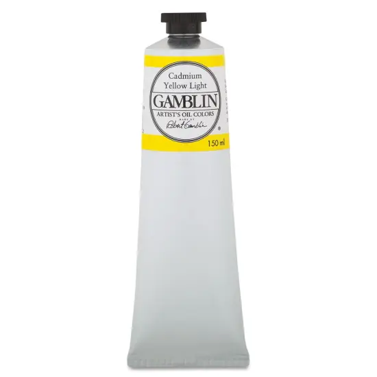 Gamblin Artist's Oil Color - Cadmium Yellow Light, 150 ml tube {1}