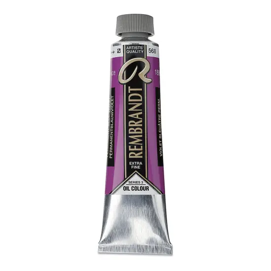 Rembrandt Artists' Oil Color - Permanent Blue Violet, 40 ml tube {2}