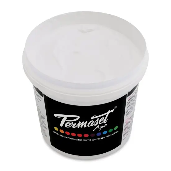Permaset Aqua Fabric Ink - Supercover White, Liter {1}
