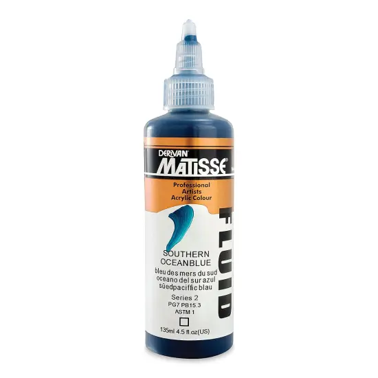 Matisse Fluid Acrylic - Southern Ocean Blue, 135 ml {1}