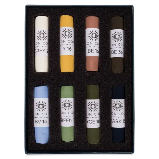 Unison Handmade Pastels - Landscape Colors, Set of 8, Full Stick {1}