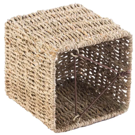 Natural Woven Seagrass Wicker Tissue Box Cover Holder {8}