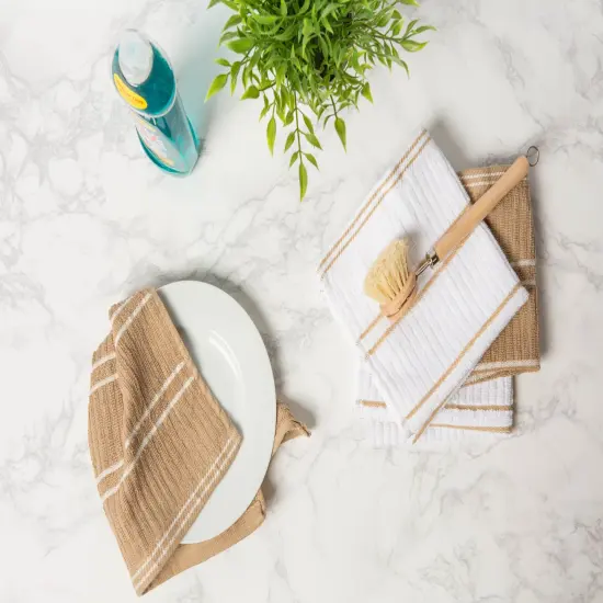 DII Paper Bin Geo Diamond Rust Round Medium {2}