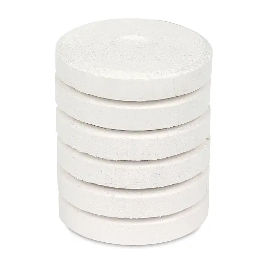 Richeson Tempera Cakes - Mirror Metallic, Pkg of 6 {1}