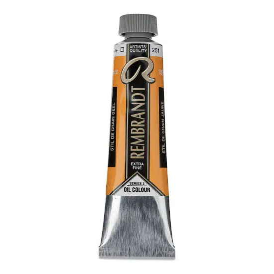 Rembrandt Artists' Oil Color - Stil de Grain Yellow, 40 ml tube {2}