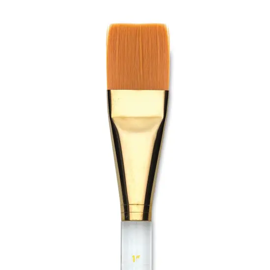 Princeton Good Synthetic Golden Taklon Brush - Wash, Short Handle, Size 1" {1}