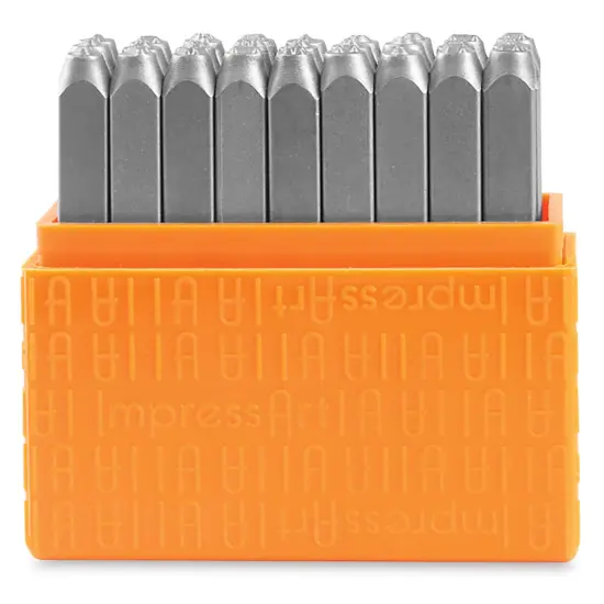 ImpressArt Letter and Number Stamp Set - Sans Serif, Lowercase Letters, Set of 27 {2}