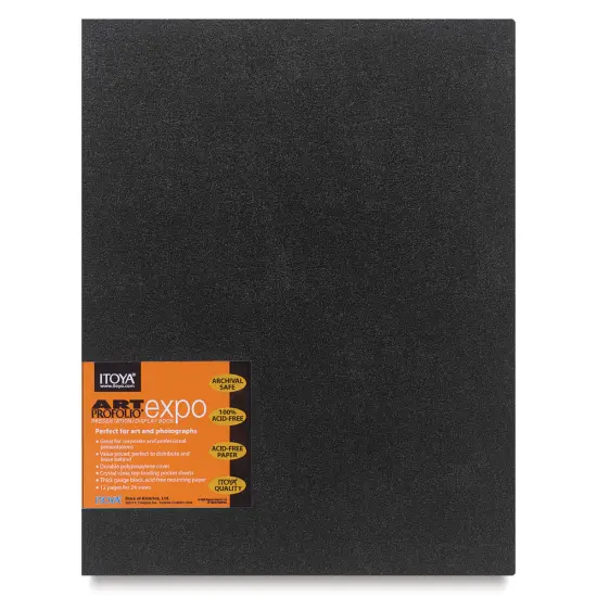 Itoya Art Profolio Expo - 11" x 14", Black, Portrait {2}