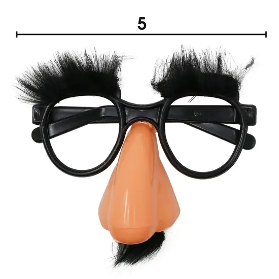Disguise Glasses with Nose - Funny Old Man Glasses - 1 Piece {5}
