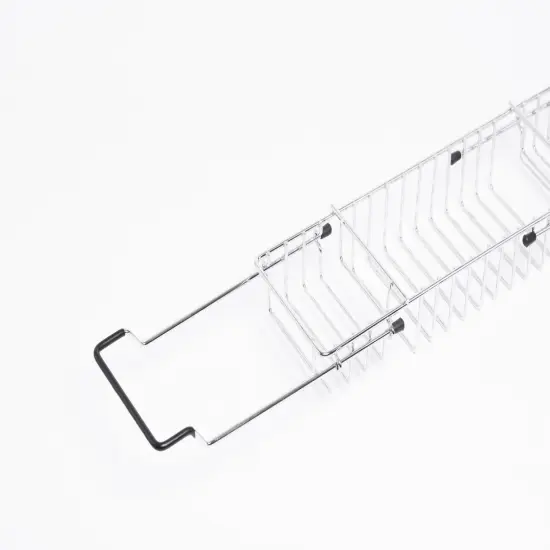Expandable Metal Bathtub Caddy With, Rubber Handles {5}