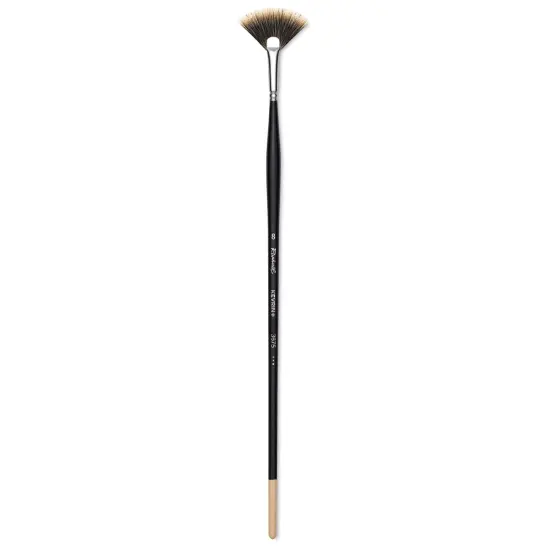 Rapha&euml;l Kevrin+ Brush - Fan, Long Handle, Size 8 {2}