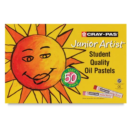 Sakura Cray-Pas Junior Artist Oil Pastels - Set of 50 Assorted Colors {1}