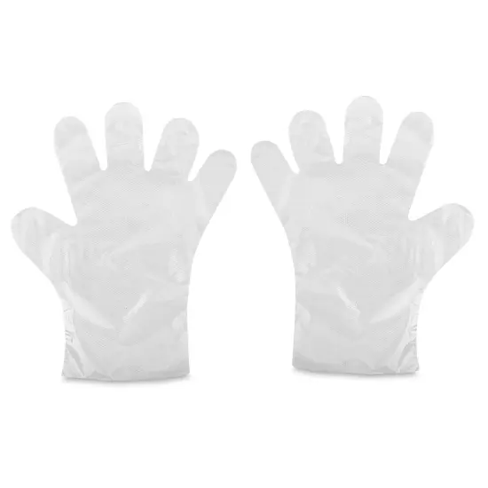 Glovies Disposable Plastic Gloves - Box of 100 {1}