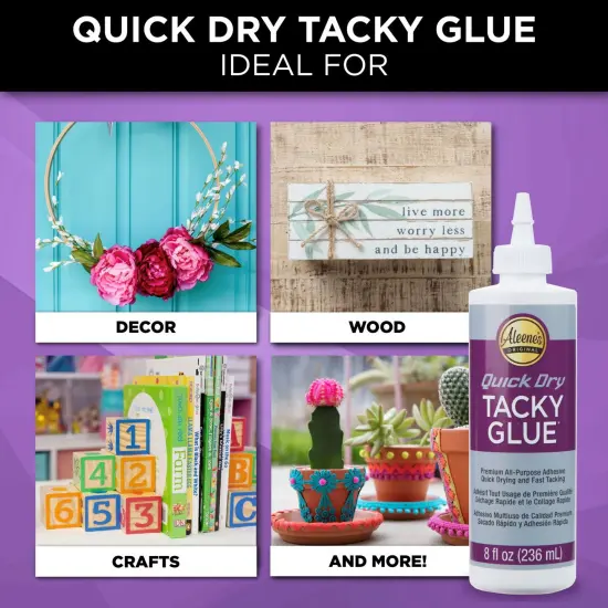 Aleene's Quick Dry Tacky Glue 8 fl. oz. {6}