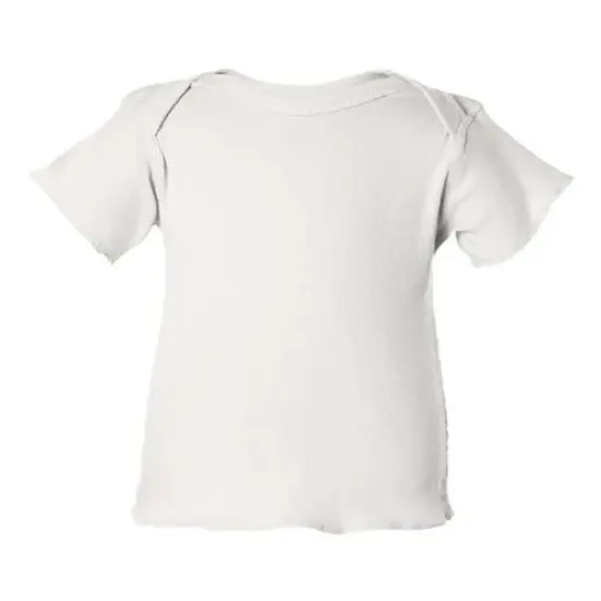 Rabbit Skins&reg; Infant Baby Rib Tee - 3400 White {1}