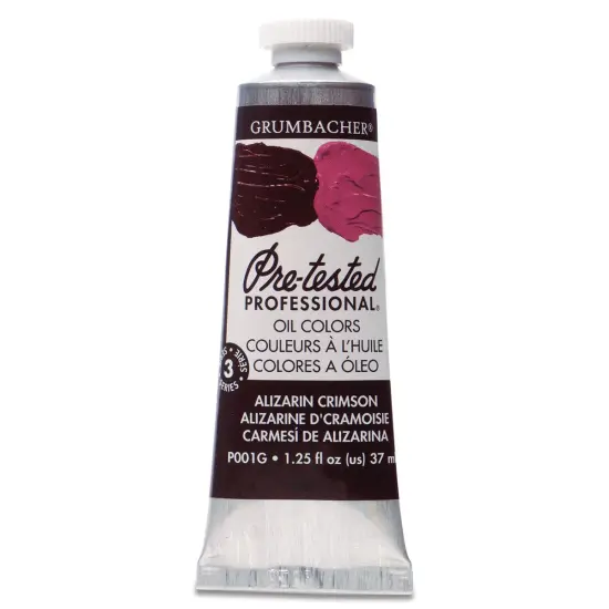 Grumbacher Pre-Tested Artists' Oil Color - Alizarin Crimson, 1.25 oz tube {1}