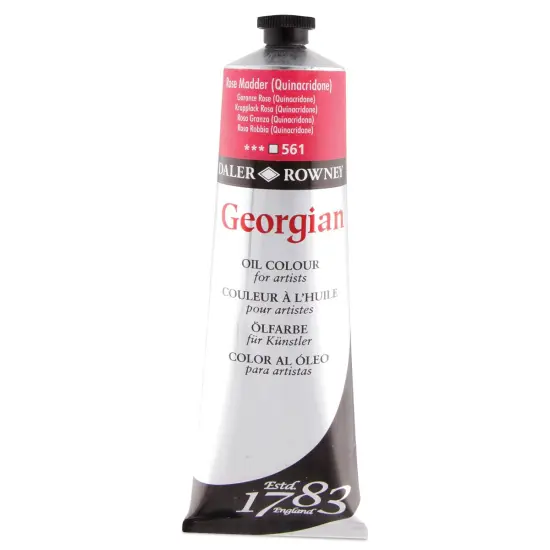 Daler-Rowney Georgian Oil Color - Rose Madder (Quinacridone), 225 ml tube {1}