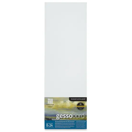 Ampersand Gessobord - 8" x 24", 2" Cradled {1}