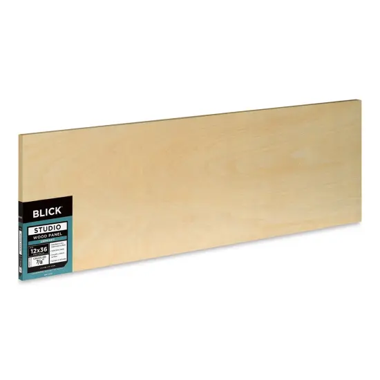 Blick Studio Artists' Wood Panel - Flat Cradle, 12" x 36", 7/8" Cradle {1}