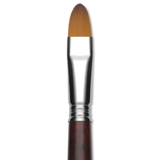 Escoda Prado Tame Synthetic Brush - Bright, Short Handle, Size 16 {1}