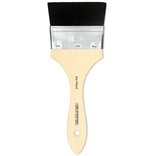 Da Vinci Black Goat Hair Brush - Wash Mottler, Size 80 {1}