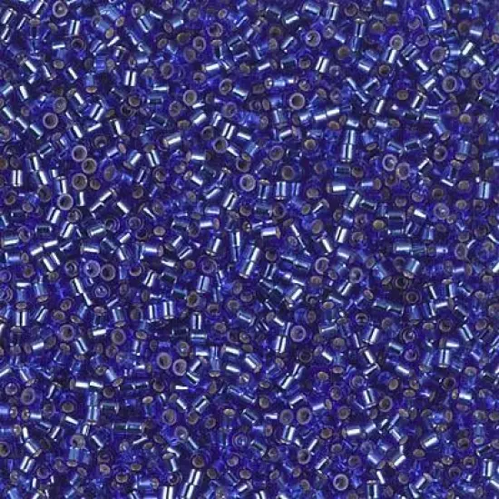 Miyuki Delica Bead 15/0, DBS0047, Silver Lined Cobalt {1}
