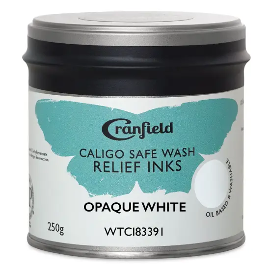 Cranfield Caligo Safe Wash Relief Ink - Opaque White, 250 g {1}