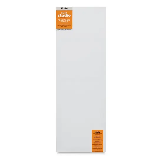 Blick Studio Stretched Cotton Canvas - Traditional Profile, 12" x 36" {1}