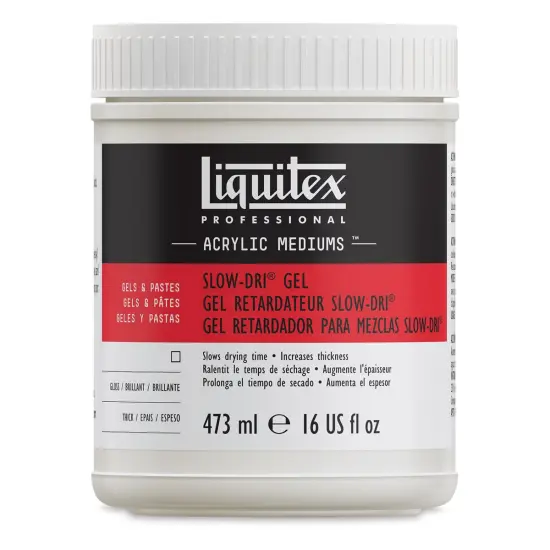 Liquitex Medium - Slow-Dri Gel, 16 oz jar {1}