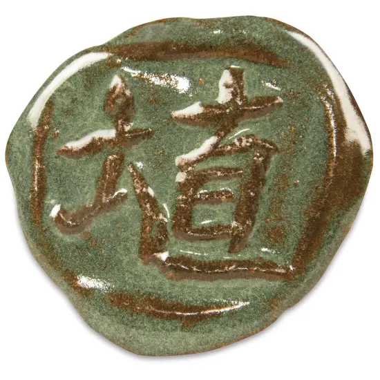 Amaco Shino Lead-Free Glazes - Matcha, Gloss, 16 oz {1}